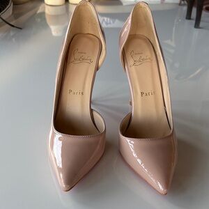 Christian Louboutin Blush Patent Leather Heels